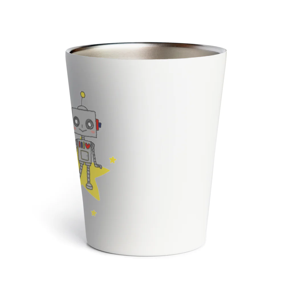 rayloidropのオトボケロボ Thermo Tumbler