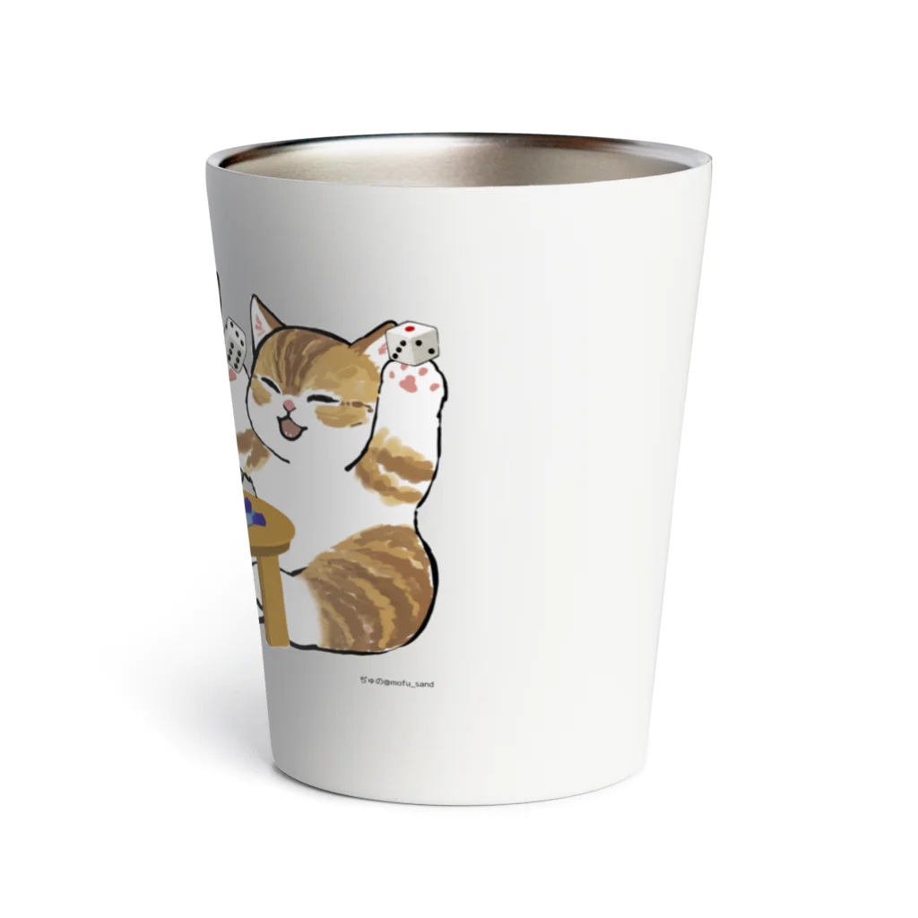 ボードゲームショップあそびばのボードゲームであそぶ猫 Thermo Tumbler