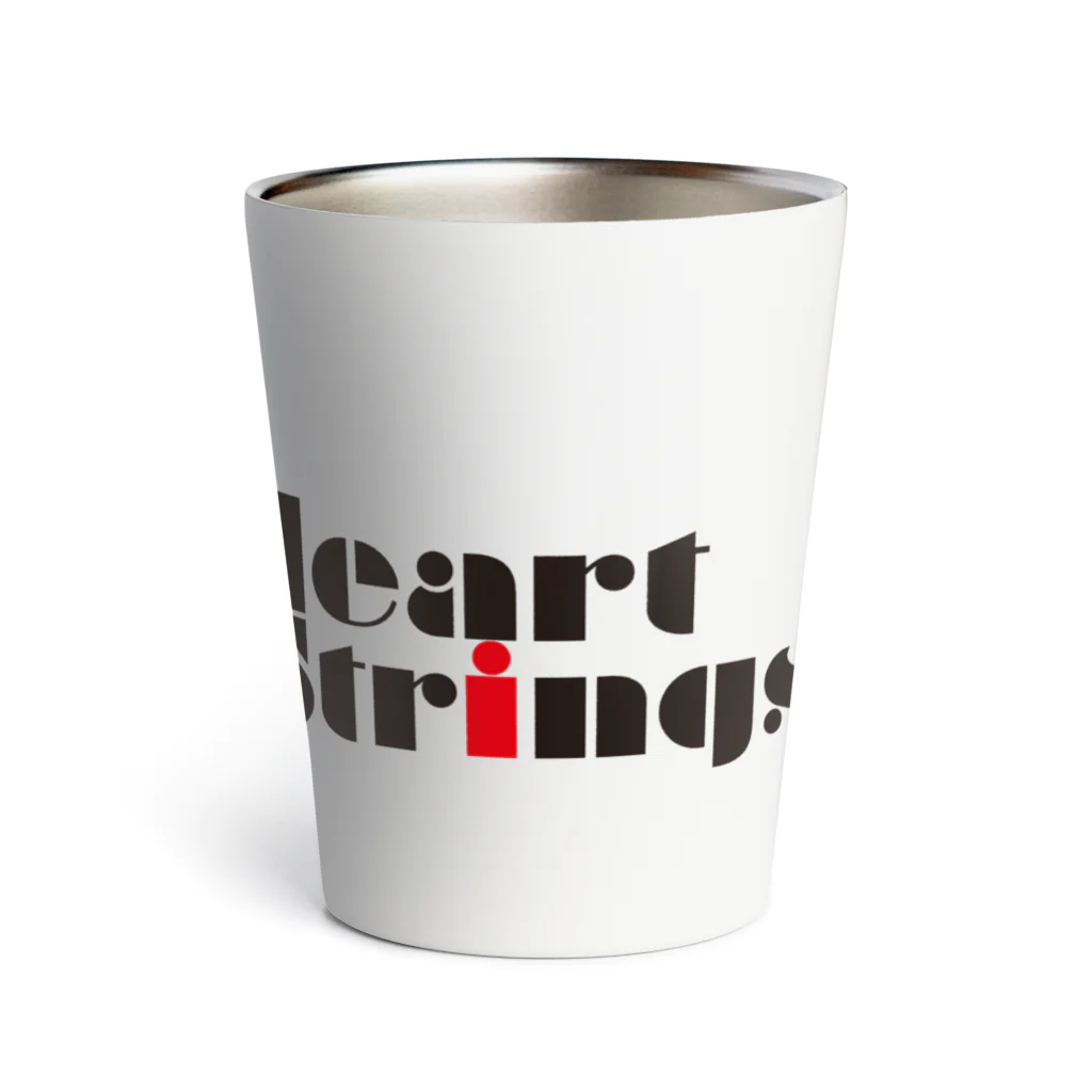 あおちゃん商会のHeart Strings (woodbass) Red Thermo Tumbler