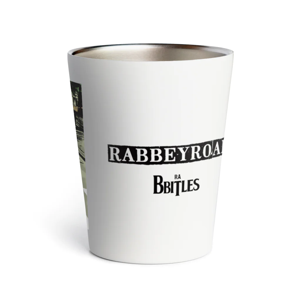 超獣★GIGAのRABBY ROAD 黒ロゴ Thermo Tumbler