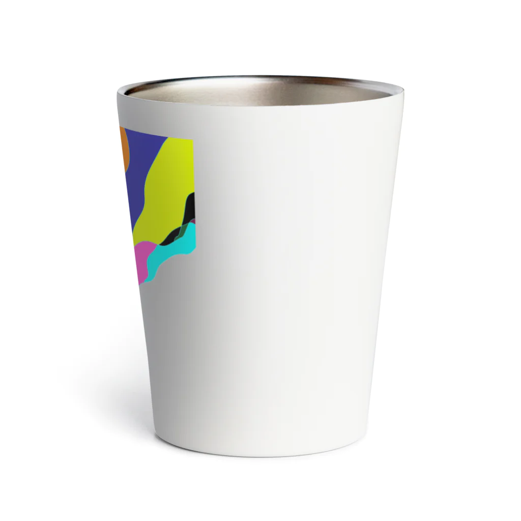 月宮七四のポップシガレット(白) Thermo Tumbler