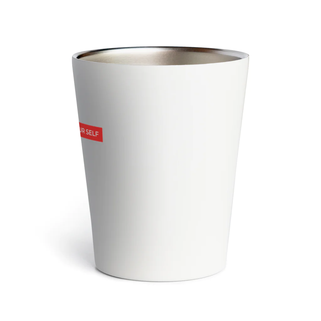 sappori BLOGのcreative the world your self(赤) Thermo Tumbler