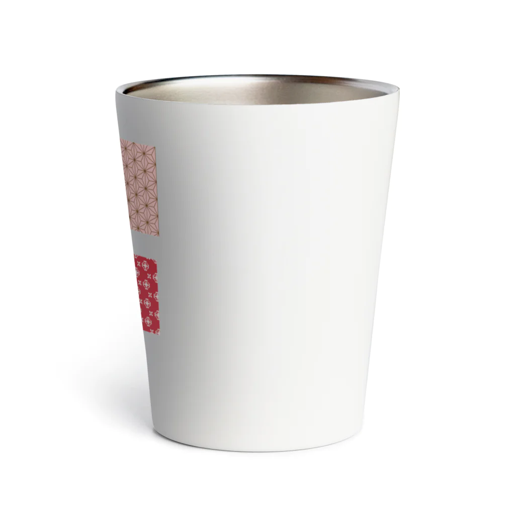 フォーヴァの和柄パッチワーク風 Thermo Tumbler