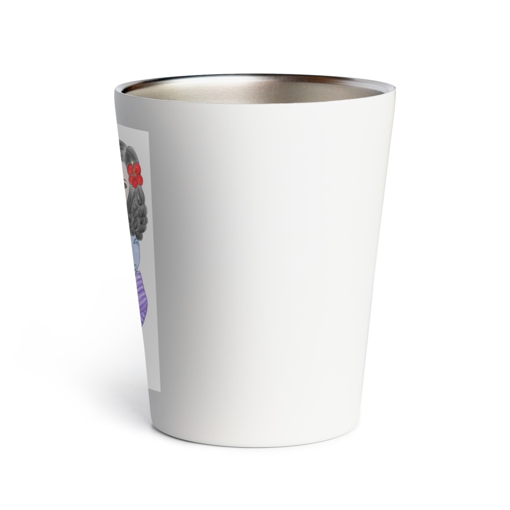 muiko'sのハイビスカスと浴衣 Thermo Tumbler