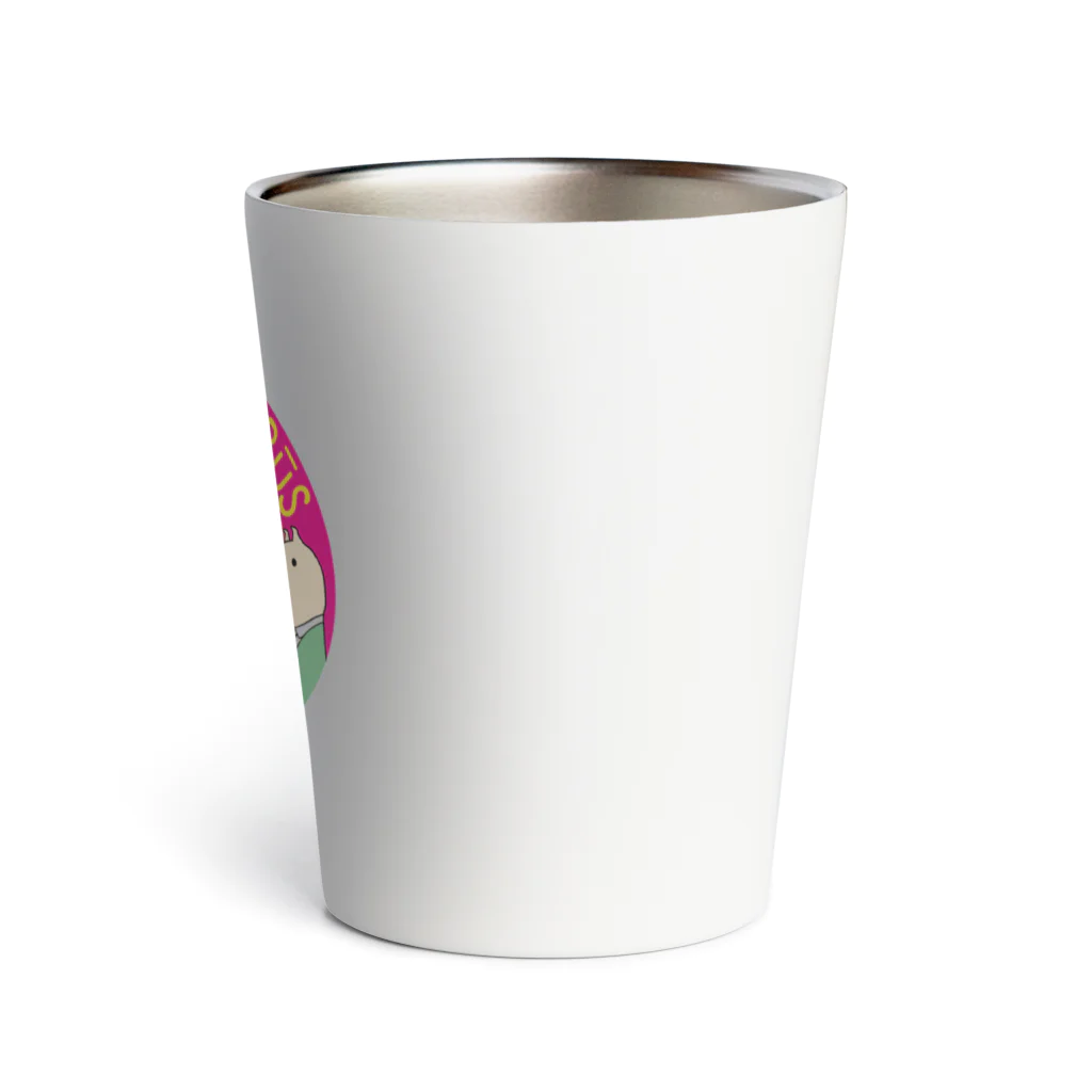 こぶたのぶうぶうずのサークルロゴ Thermo Tumbler