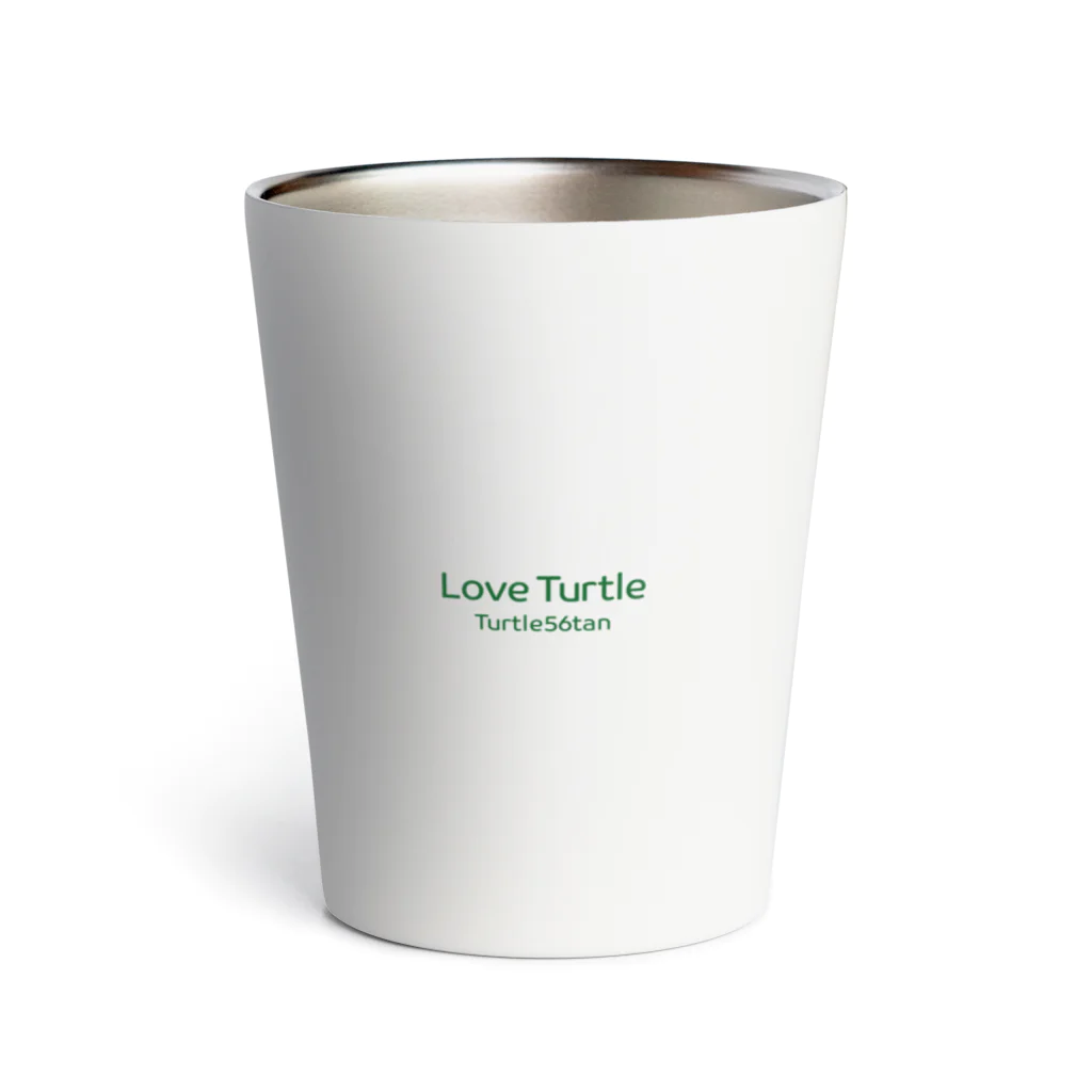 Turtle56tanのLove Turtle 三匹の亀さん Thermo Tumbler