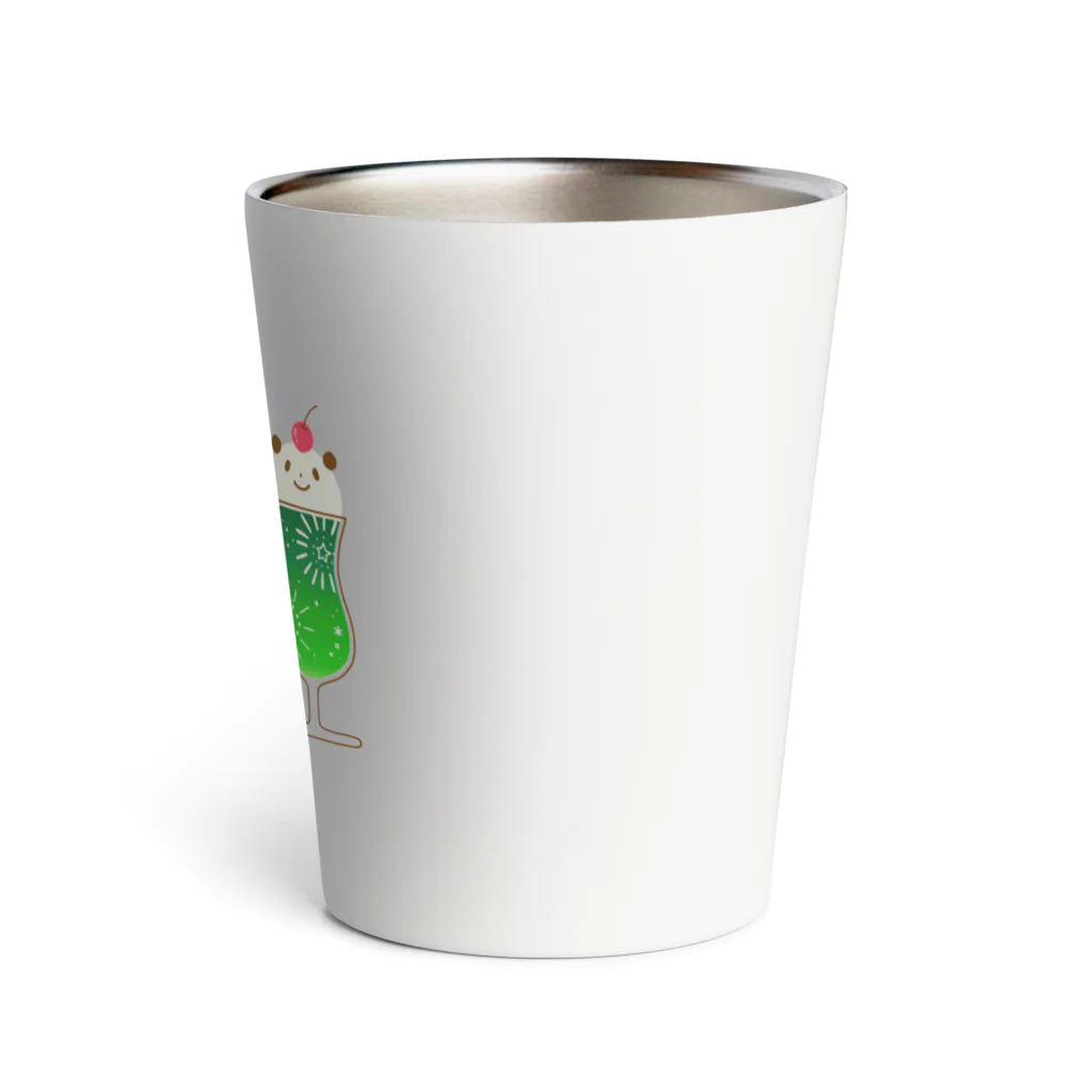 まほめのクリームメロンソーダパンダ Thermo Tumbler