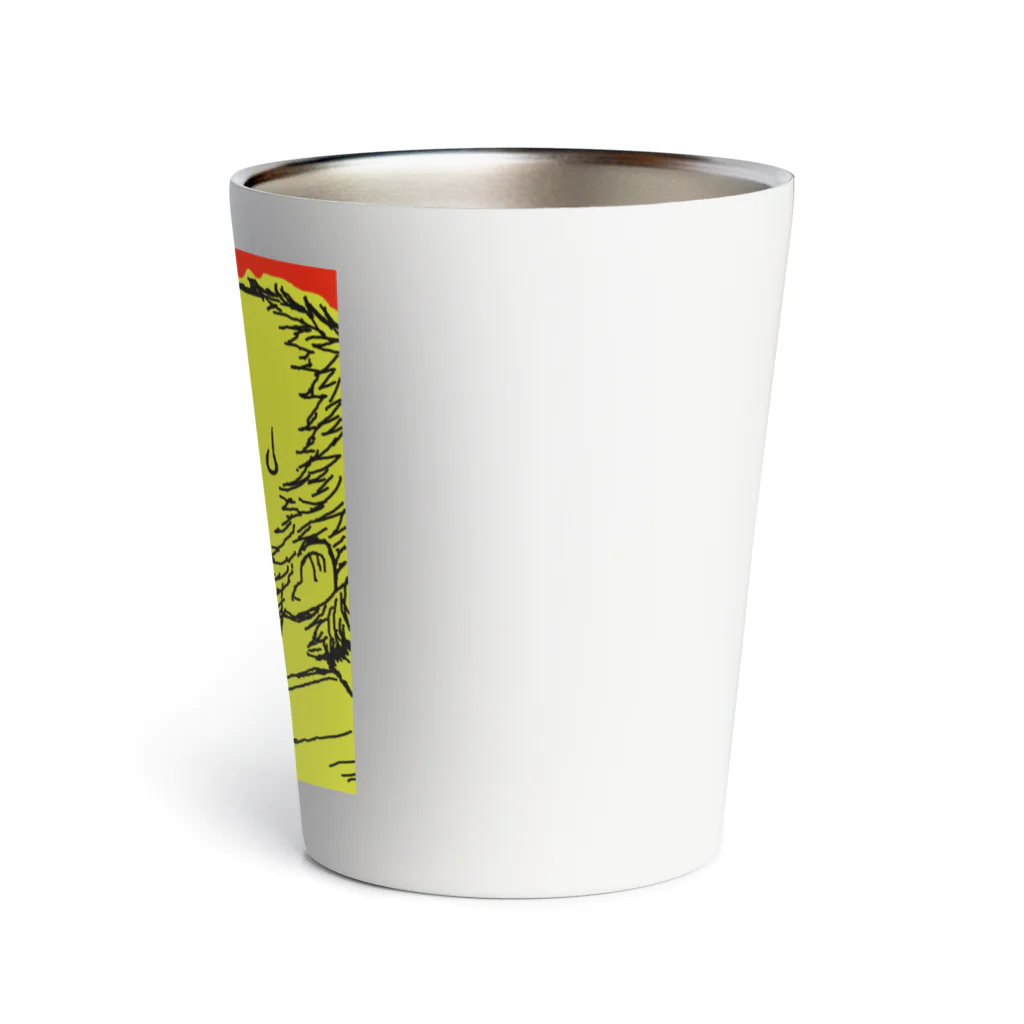 komgikogikoの理解できなくてあせるおじさん Thermo Tumbler