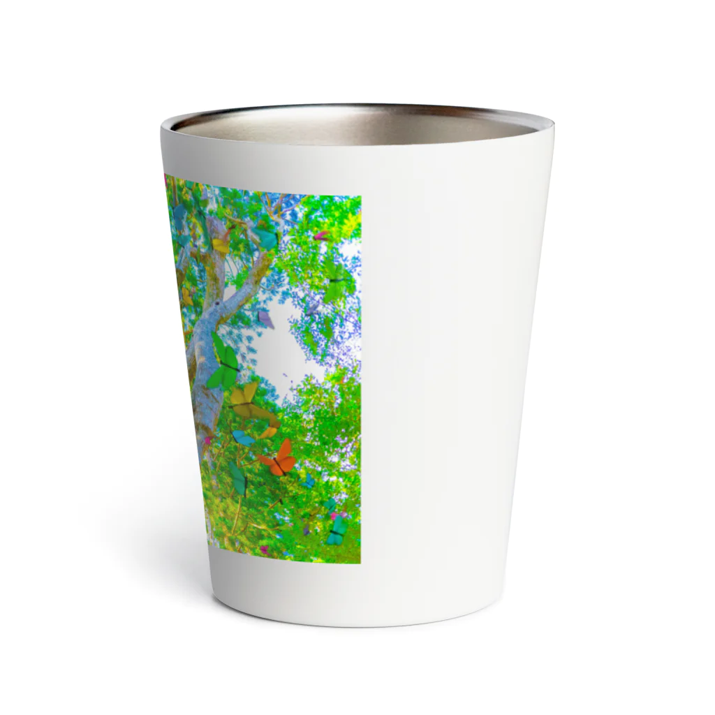 NEON LIGHT STARSのYOU are in wonderland*green Thermo Tumbler