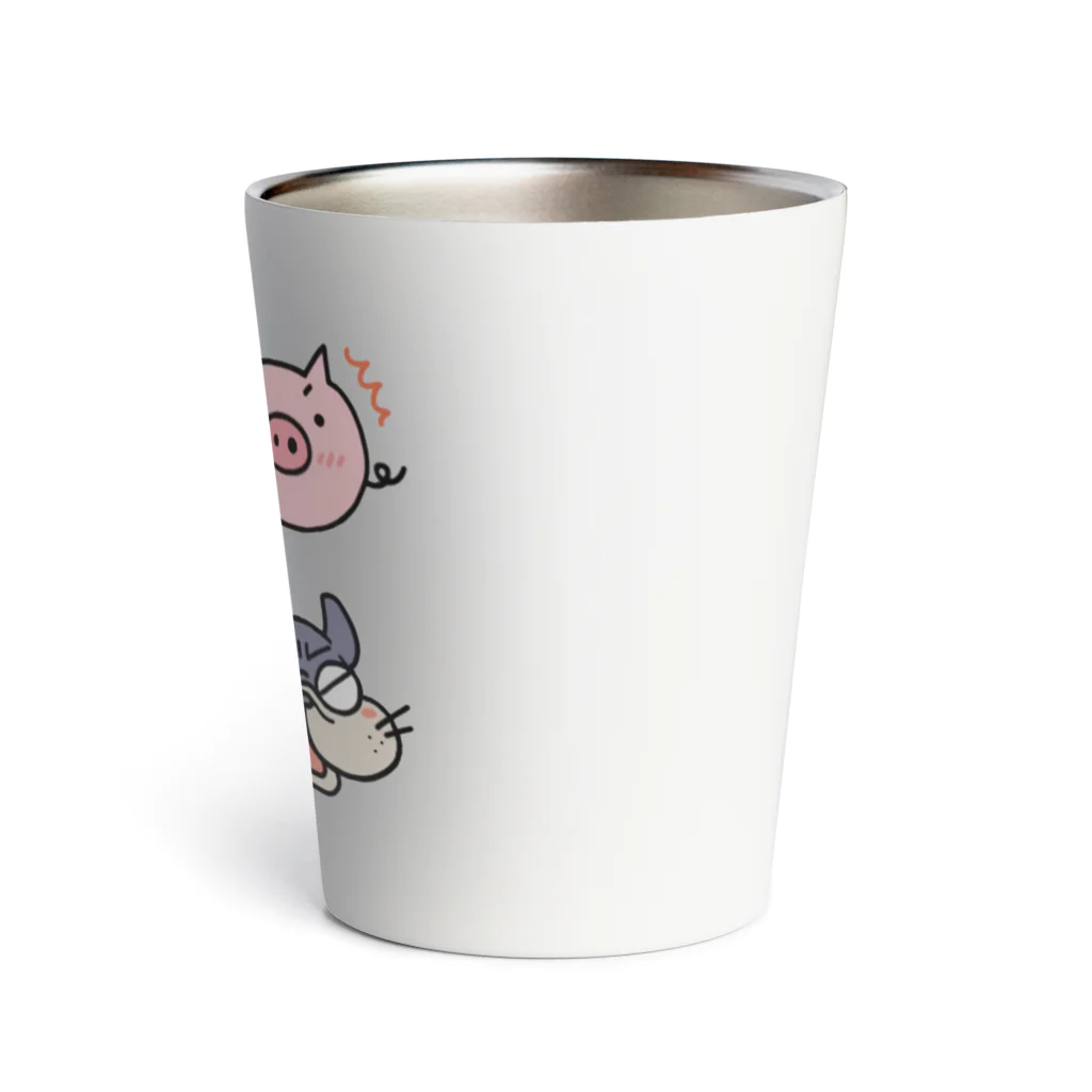 あきたみクリエイトのBoo&Poo sad face Thermo Tumbler