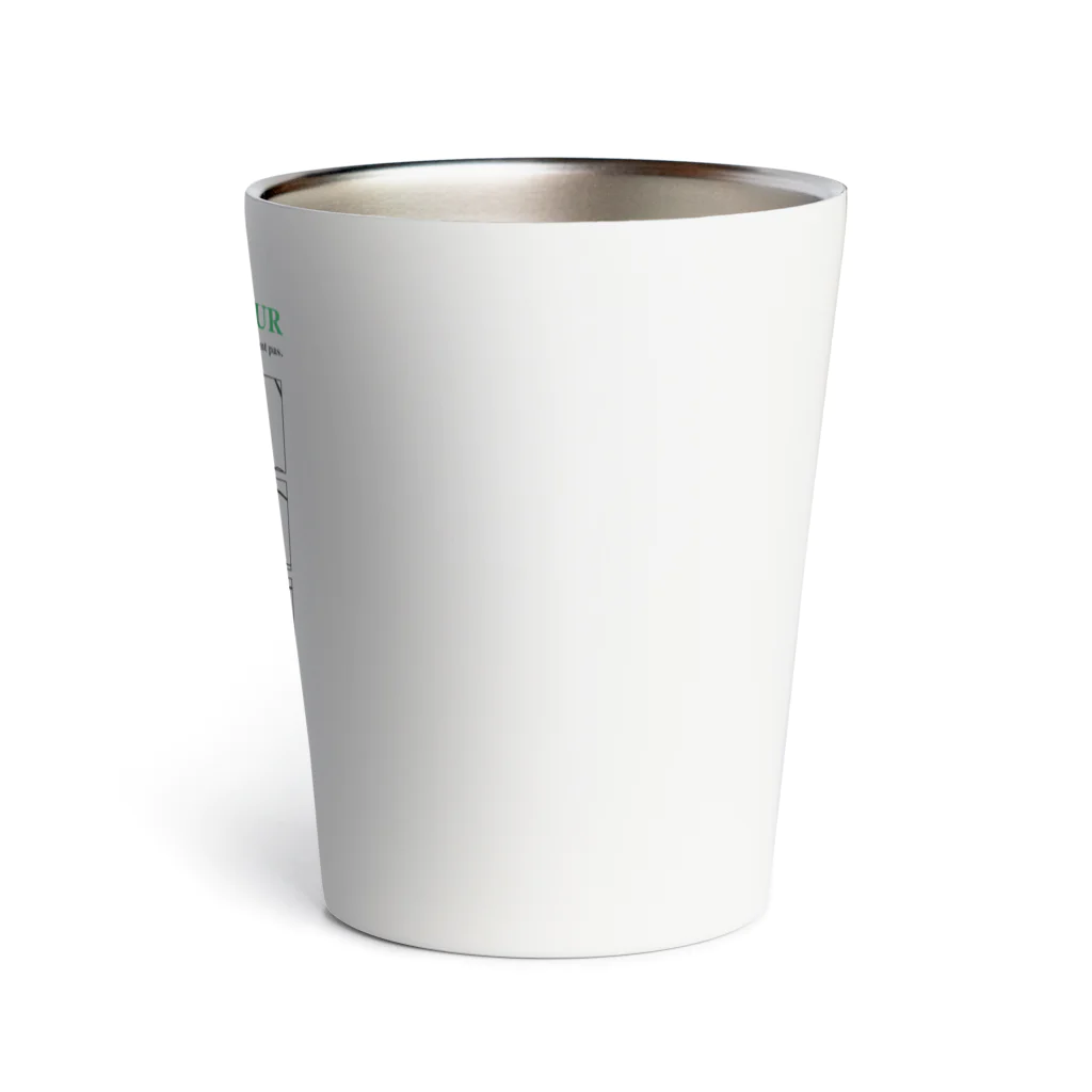 イラストレーターAkira Ayumi WEB SHOPのNouveau Jour Thermo Tumbler