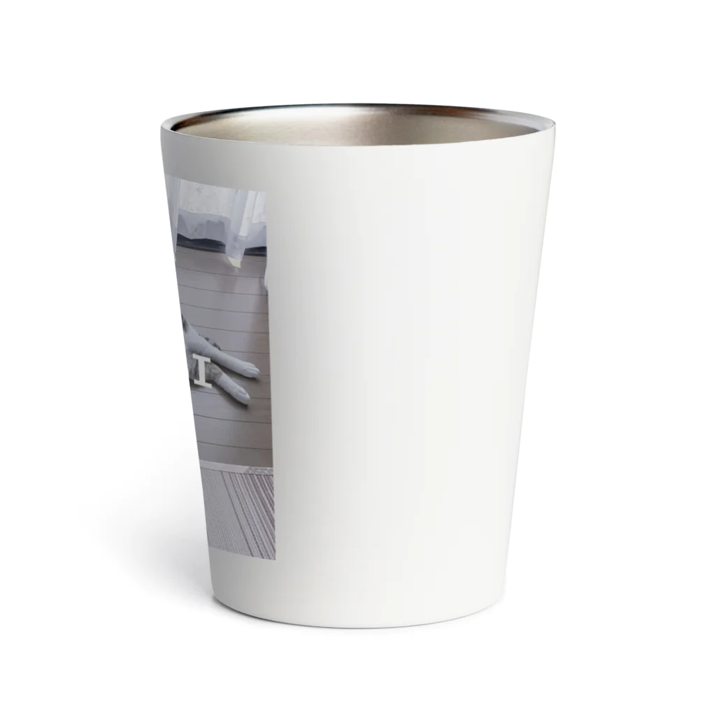 ｶﾀｵｶ屋のAZARASI猫 Thermo Tumbler