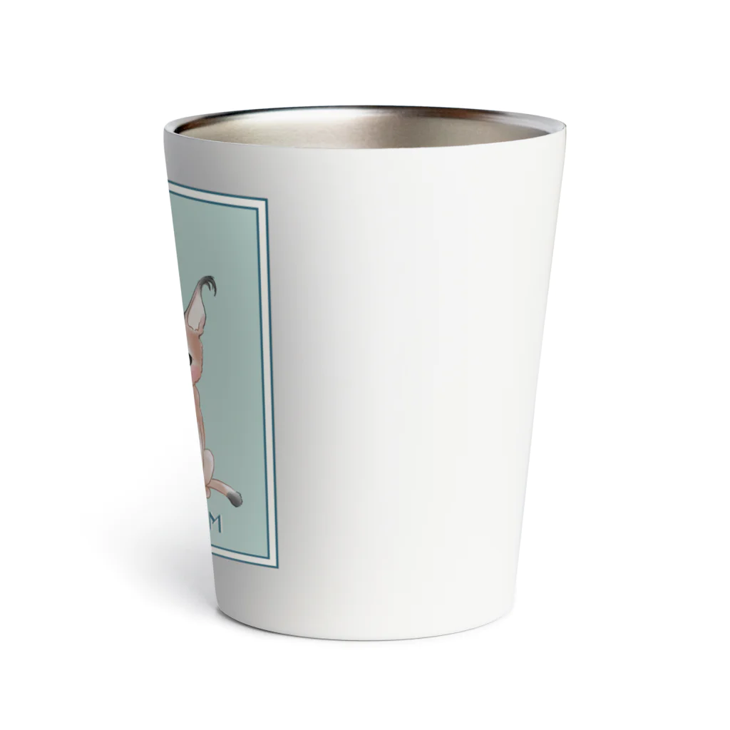 BeArtSuzumaruのカラカルチャーム Thermo Tumbler