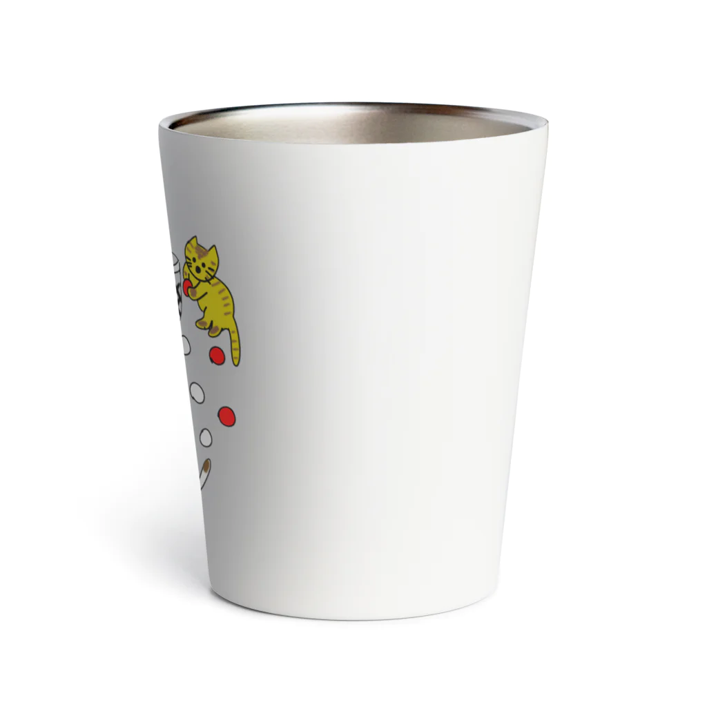 それいゆのねこ猫運動会（玉入れ） Thermo Tumbler