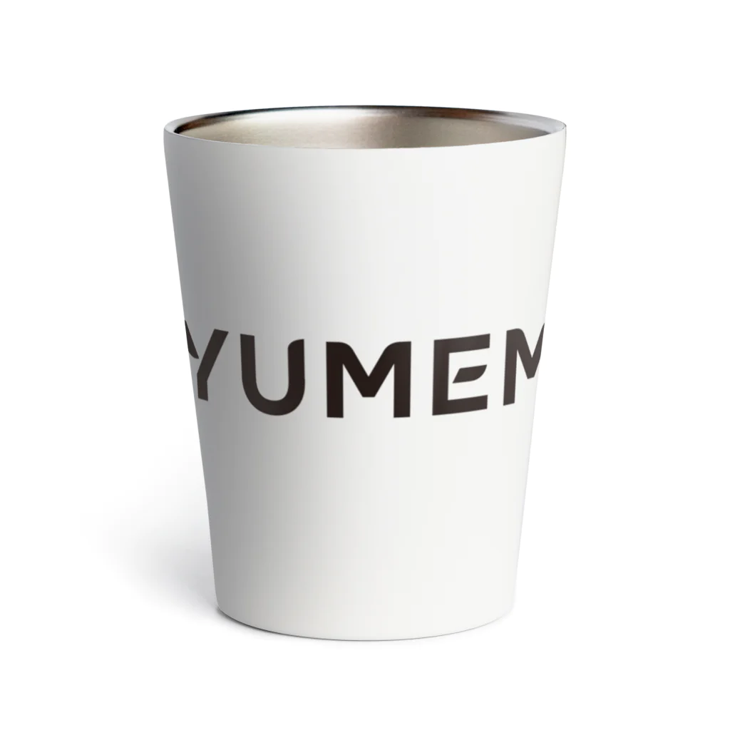 YUMEMIのGROW with YUMEMI（黒ロゴ） サーモタンブラー