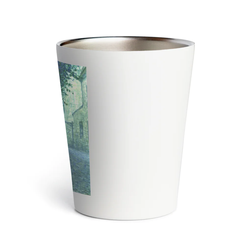 世界の絵画アートグッズのウジェーヌ・ヤンソン《黄昏の中で》 Thermo Tumbler