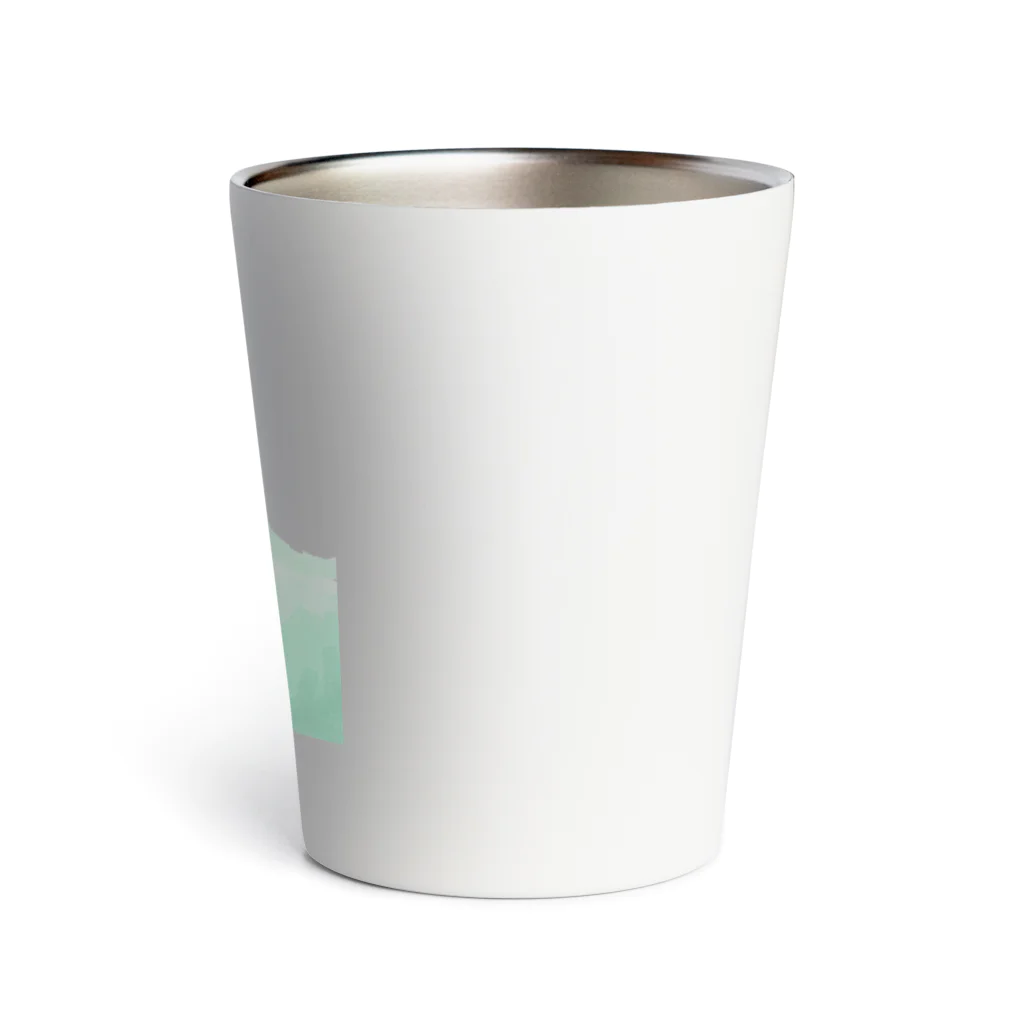 げこげこしょっぷの太陽と山 Thermo Tumbler