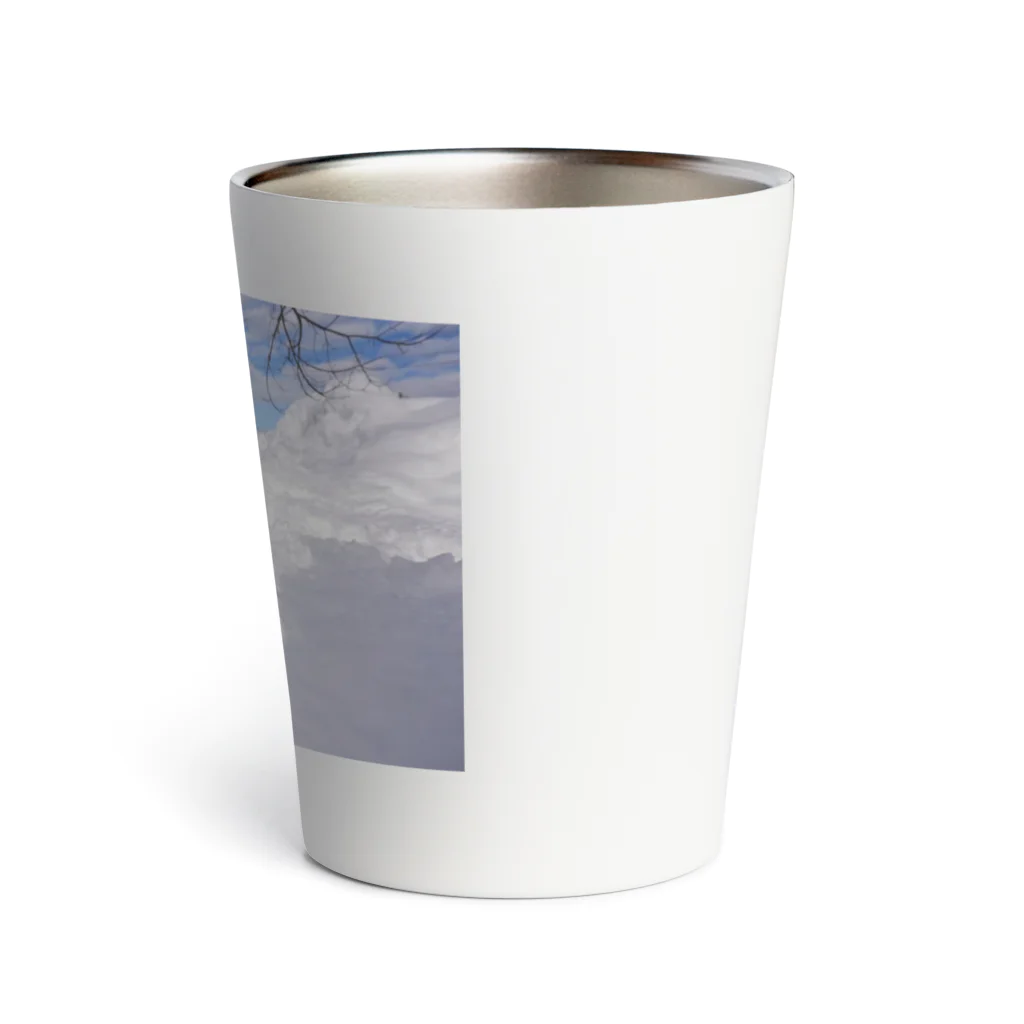 なまけものの雪景色りくちゃん Thermo Tumbler