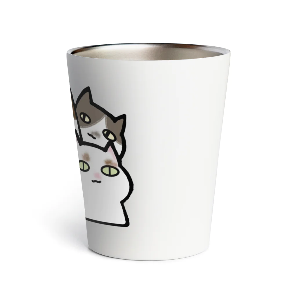 とん屋の５にゃん Thermo Tumbler