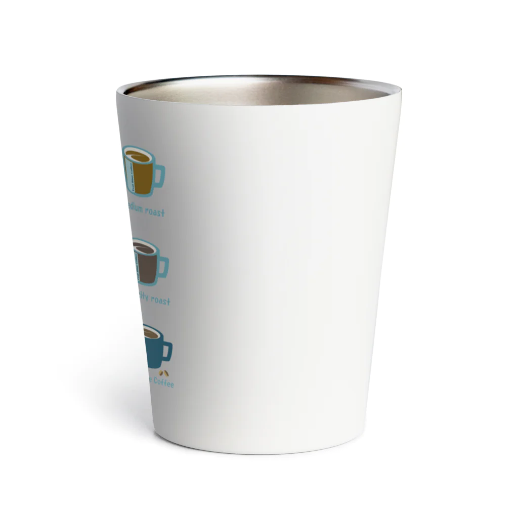 Teal Blue CoffeeのRoasted coffee Thermo Tumbler