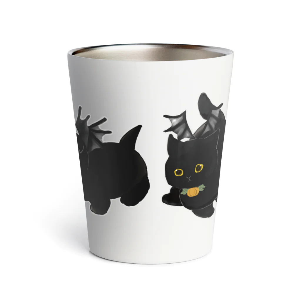 mofusandのハロウィンには奴らが Thermo Tumbler