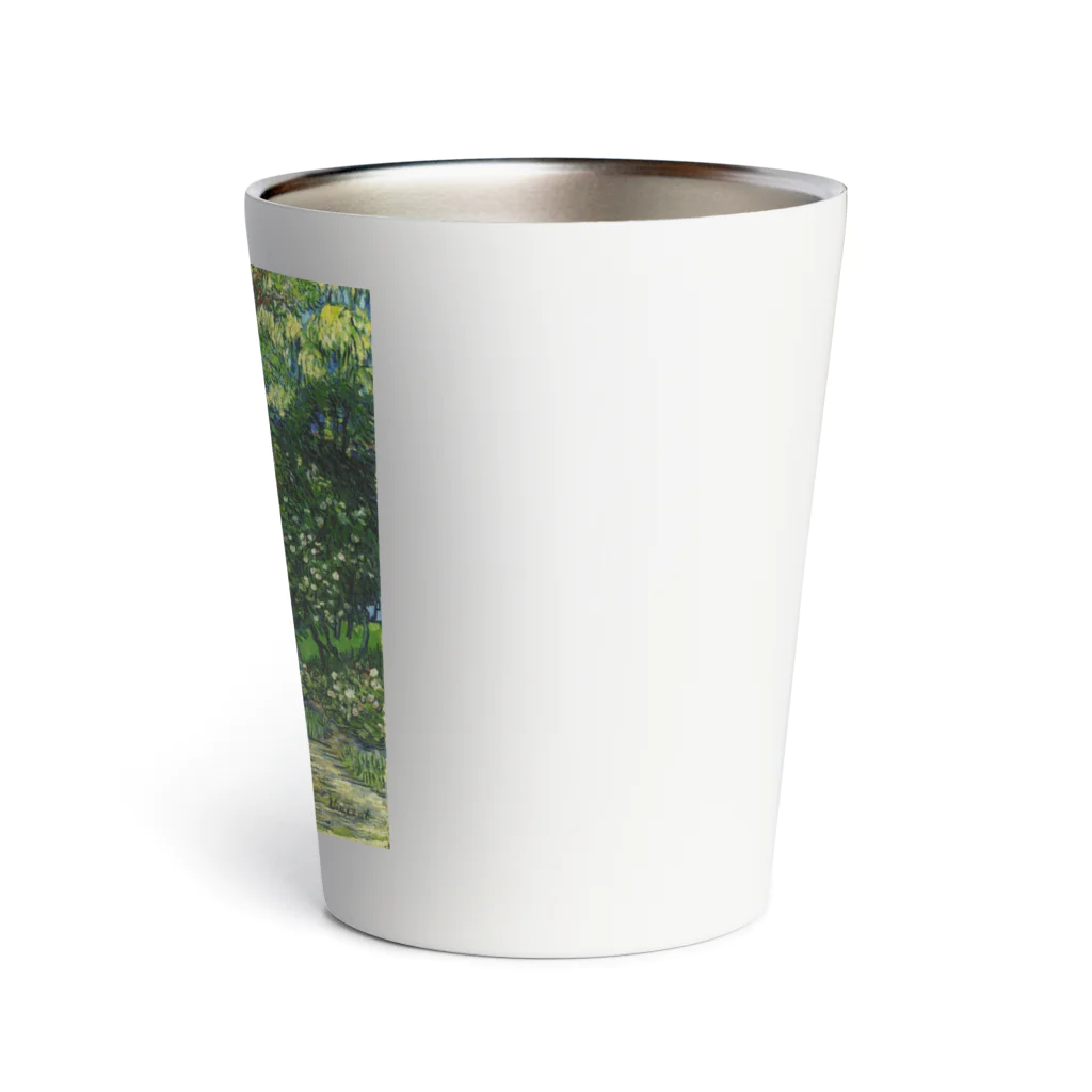 Art Baseのフィンセント・ファン・ゴッホ ≪サン＝レミの療養院の庭≫ 1889年5月 Thermo Tumbler