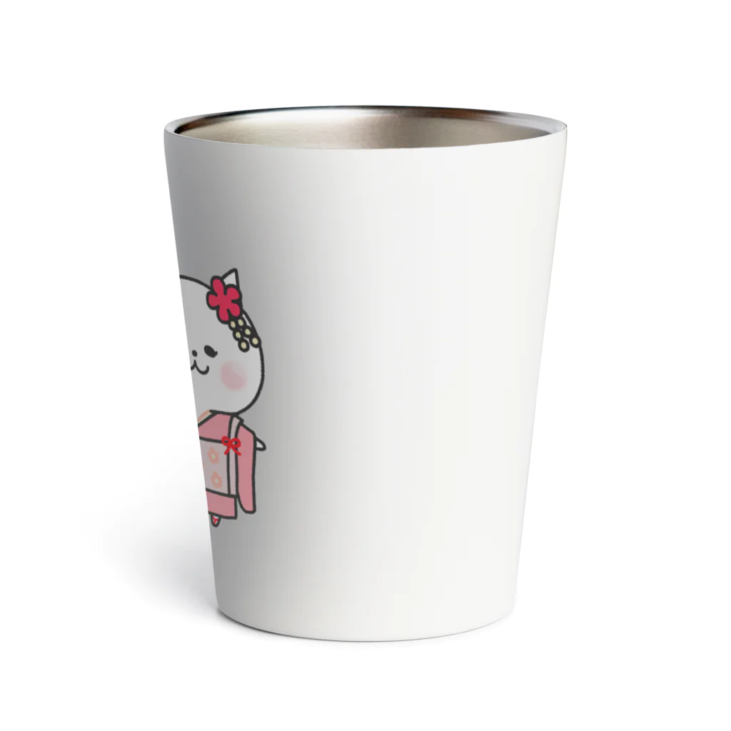 もちぱっちの七五三にゃんこ Thermo Tumbler