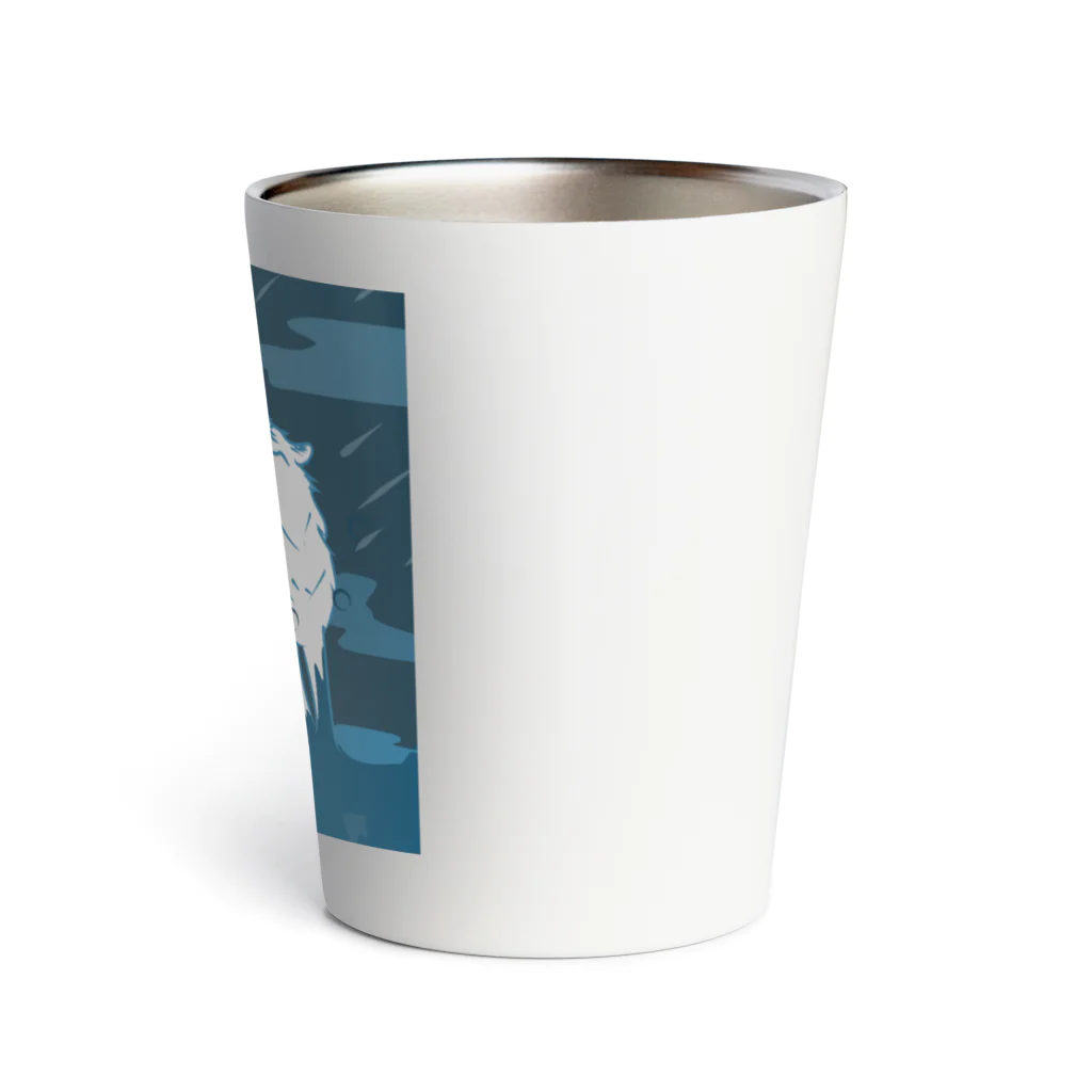 nanastoreのムーンウルフ Thermo Tumbler