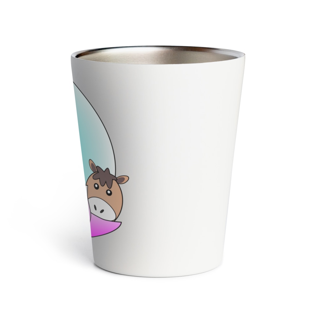 PY Kobo Yuko’ｓ Galleryの【開運祈願】午年生まれ守護梵字サク Thermo Tumbler