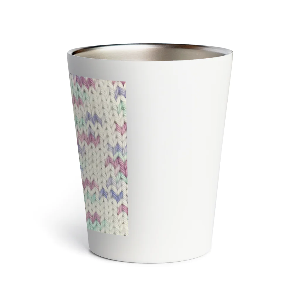 atelier AMOR (アトリエアムール)のブルーベリーソーダのコットンニット Thermo Tumbler