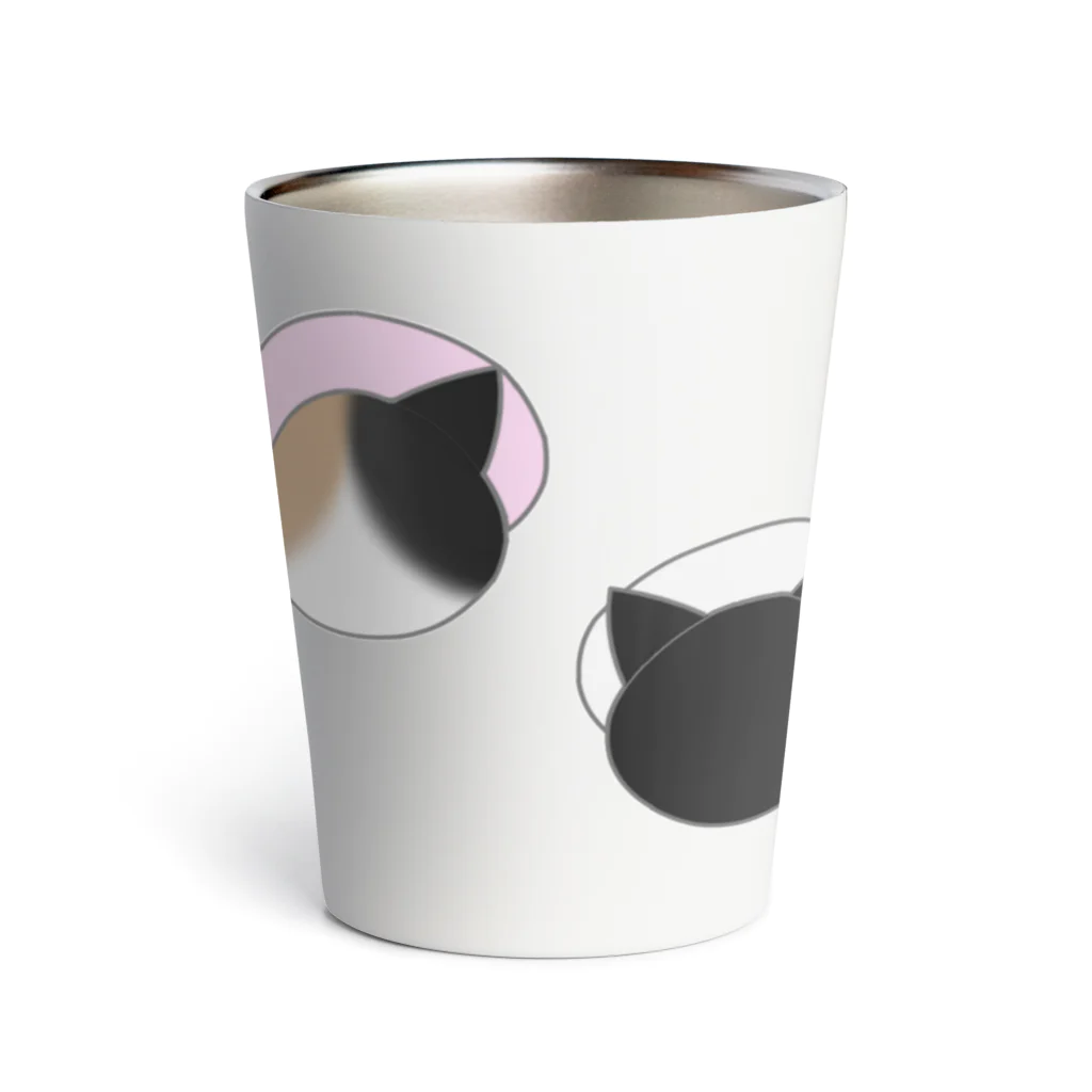 にゃんたまごのベレーのにゃんこ Thermo Tumbler