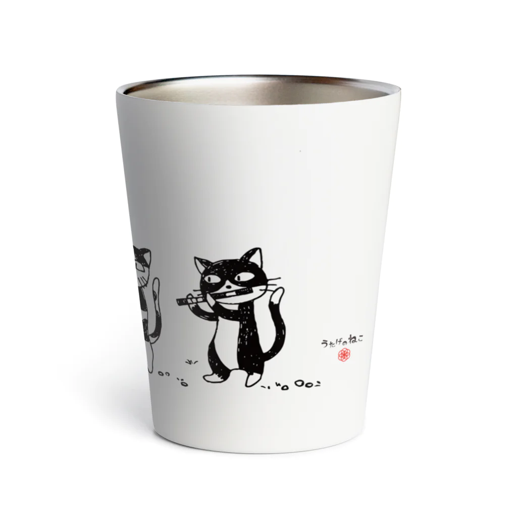 あまかむなのうたげのねこ(道行) Thermo Tumbler