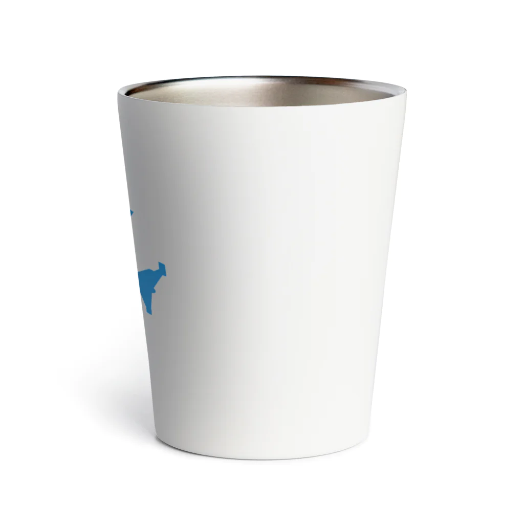 Cassius/-designのBlue Flying Airplane Thermo Tumbler