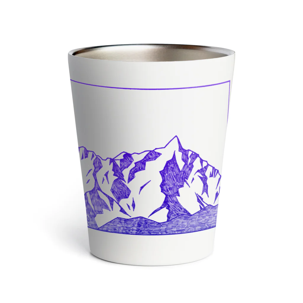 まつのき商店の槍穂高連峰　青ペン Thermo Tumbler