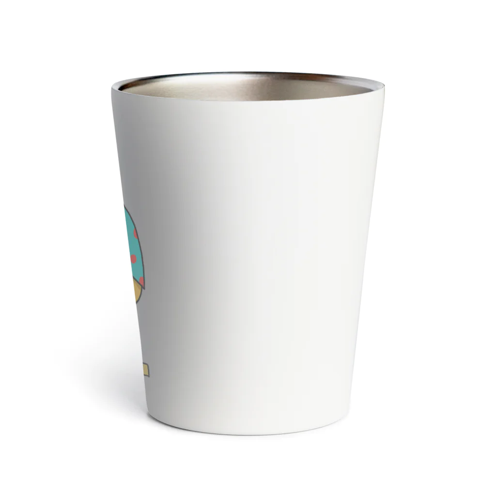 鳥若麻呂のカッコイーグルサイドビュー Thermo Tumbler