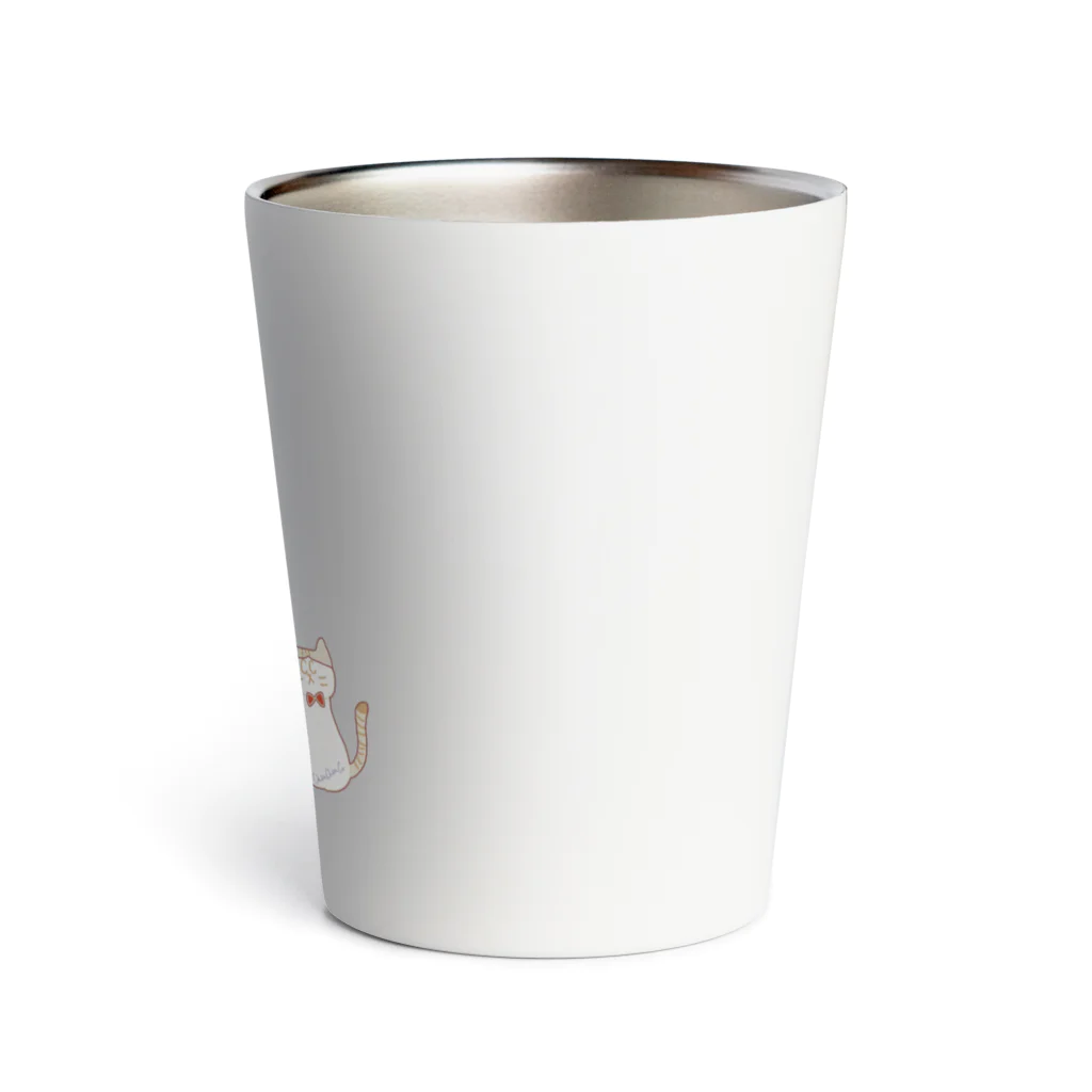 ChanChanCo.//rrchanのCCCatWhite Thermo Tumbler