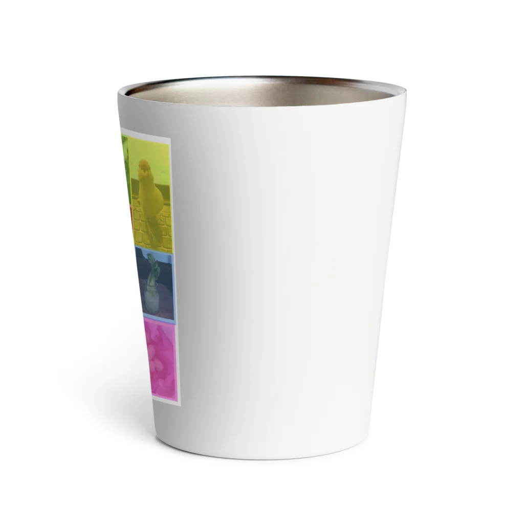 Cherry Houseの文鳥パラダイス Thermo Tumbler