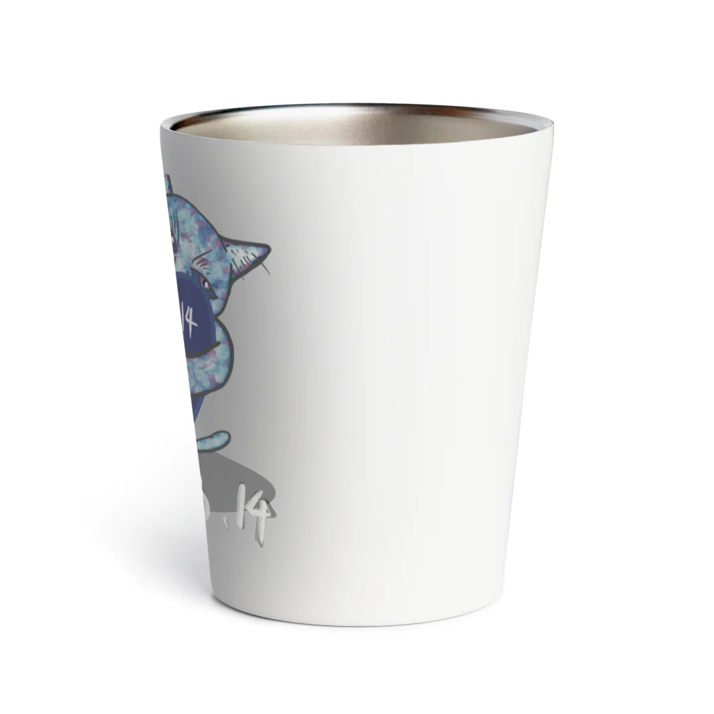 AkironBoy's_ShopのHappy White Day 3.14 〜あなたは誰にお返ししますか❓〜 Thermo Tumbler