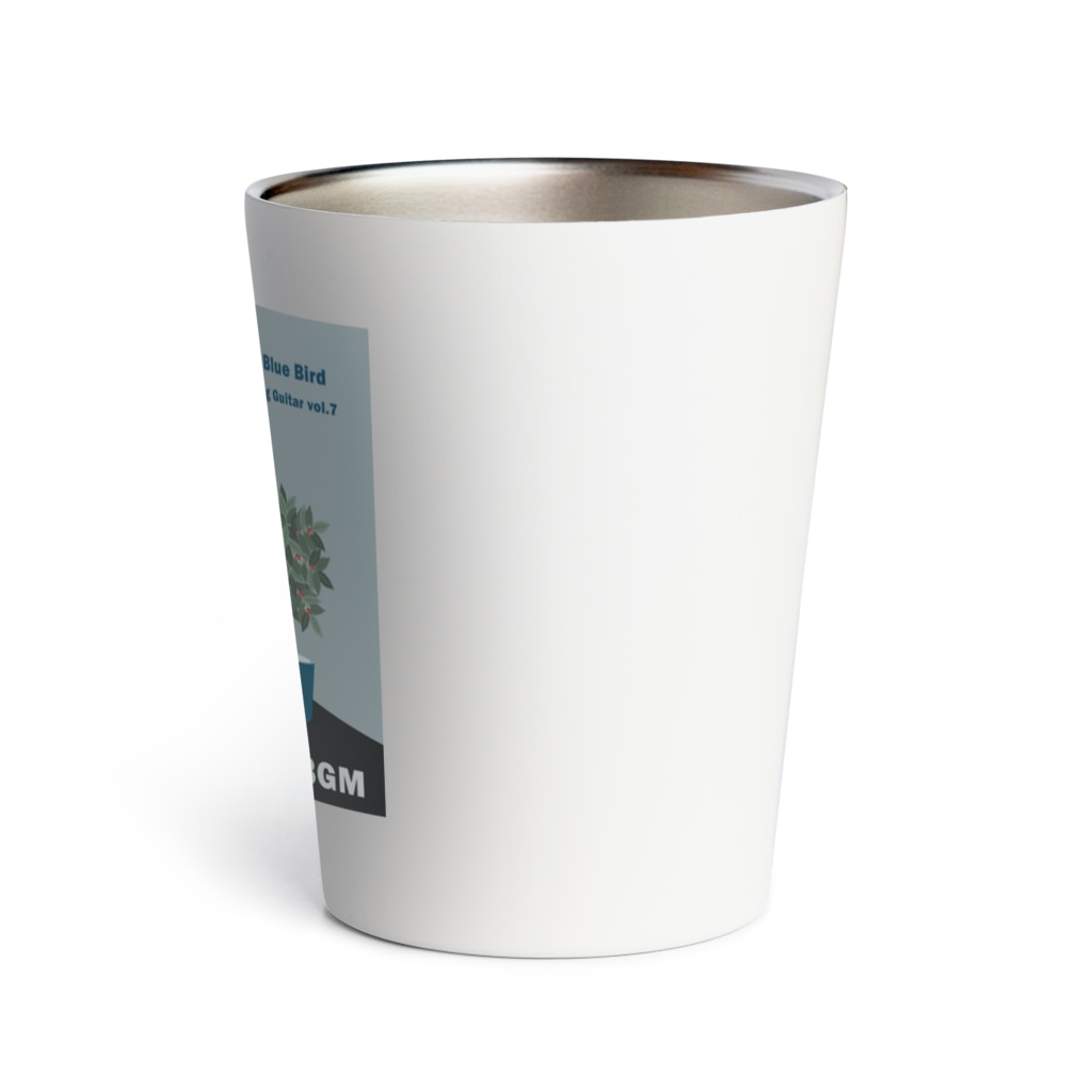 Teal Blue CoffeeのCafe music - Teal Blue Bird - Thermo Tumbler