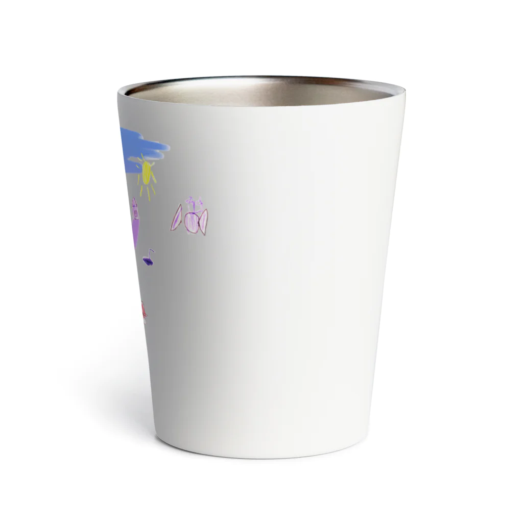 きっずしょっぷの飴を持った女の子 Thermo Tumbler