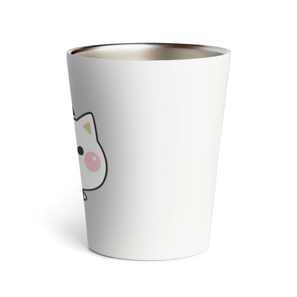 DECORの気づかいのできるネコ　雨の日ver. Thermo Tumbler