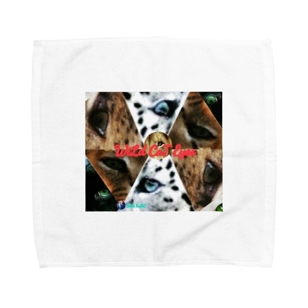 Wild Cat Eyes Variant Zoo 動物グッズ専門店 Animal Vz のタオルハンカチ通販 Suzuri スズリ