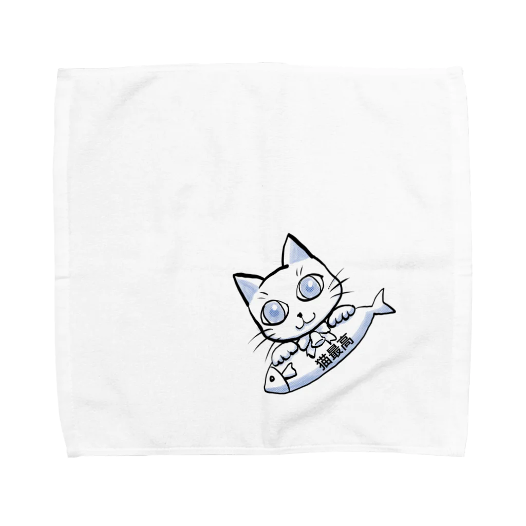 キジトラかもしれないの猫最高 Towel Handkerchief