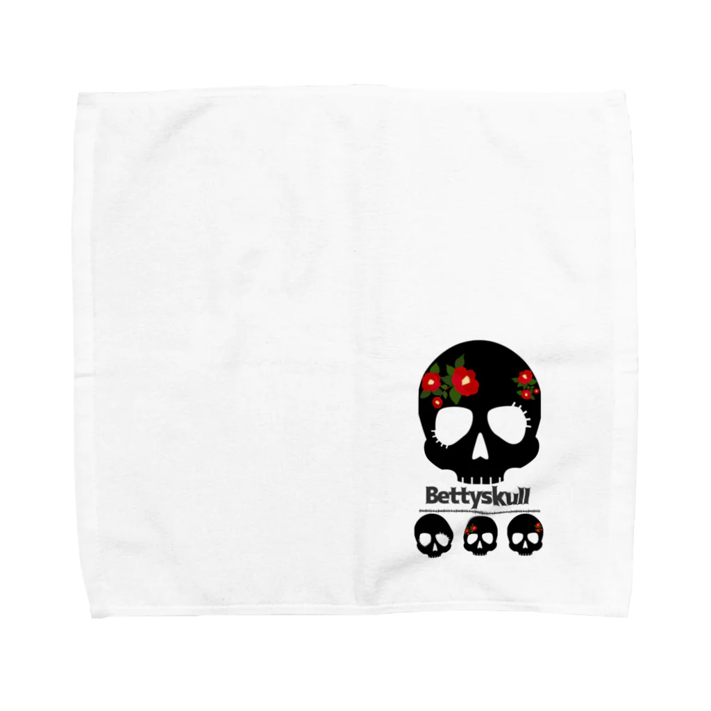 yuki-tsubakiのBetty skull  Towel Handkerchief