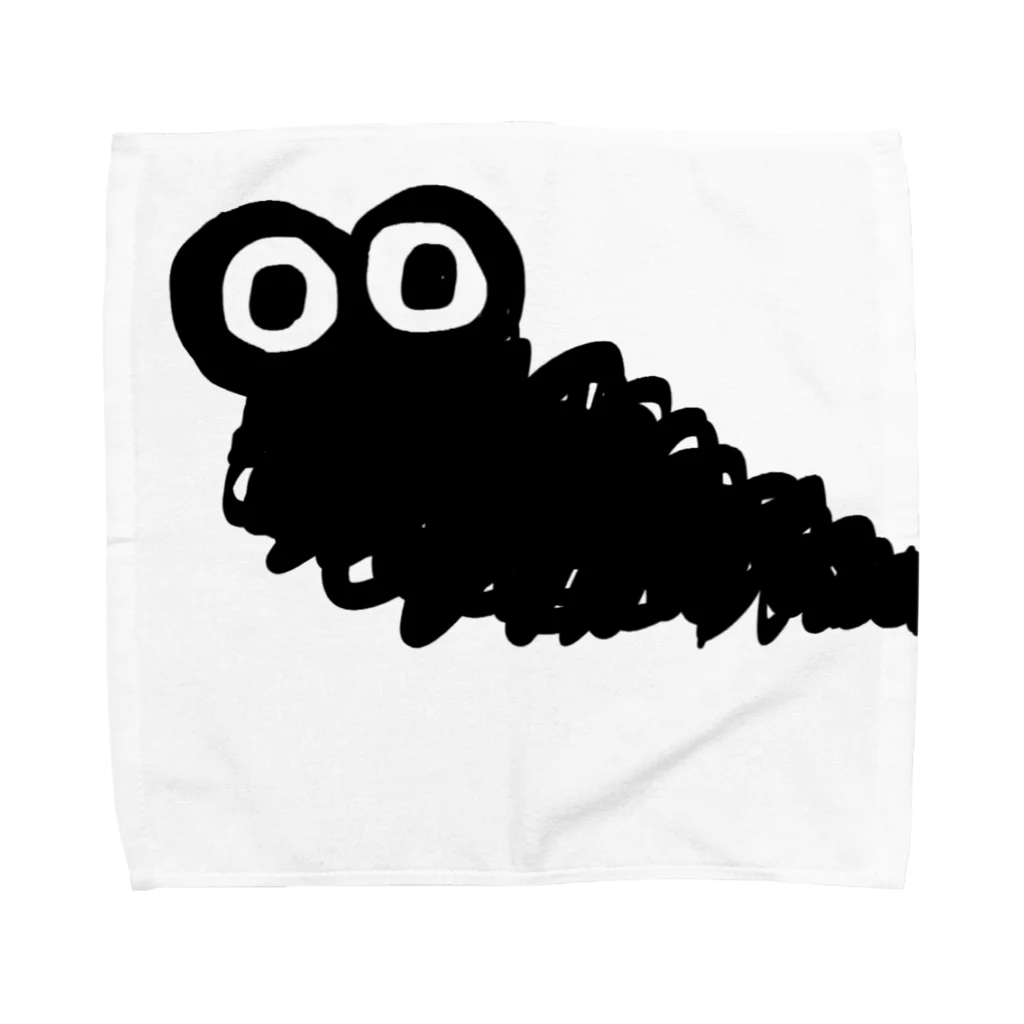 memecoのげじげじ Towel Handkerchief