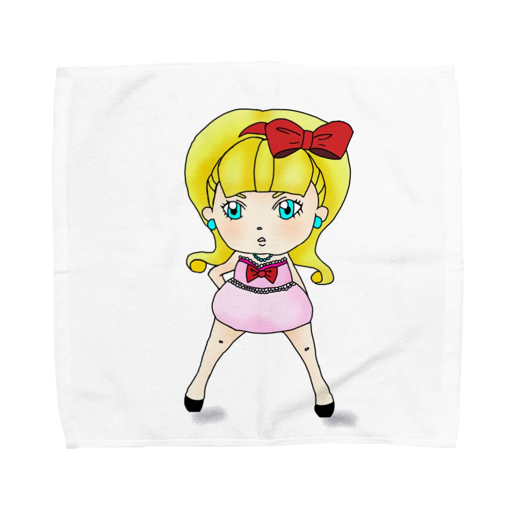 げんちゃるのキャバ嬢もえたん Towel Handkerchief