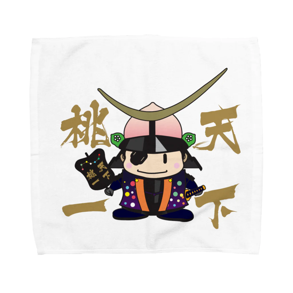 するめ侍の天下桃一 from ふくしま Towel Handkerchief