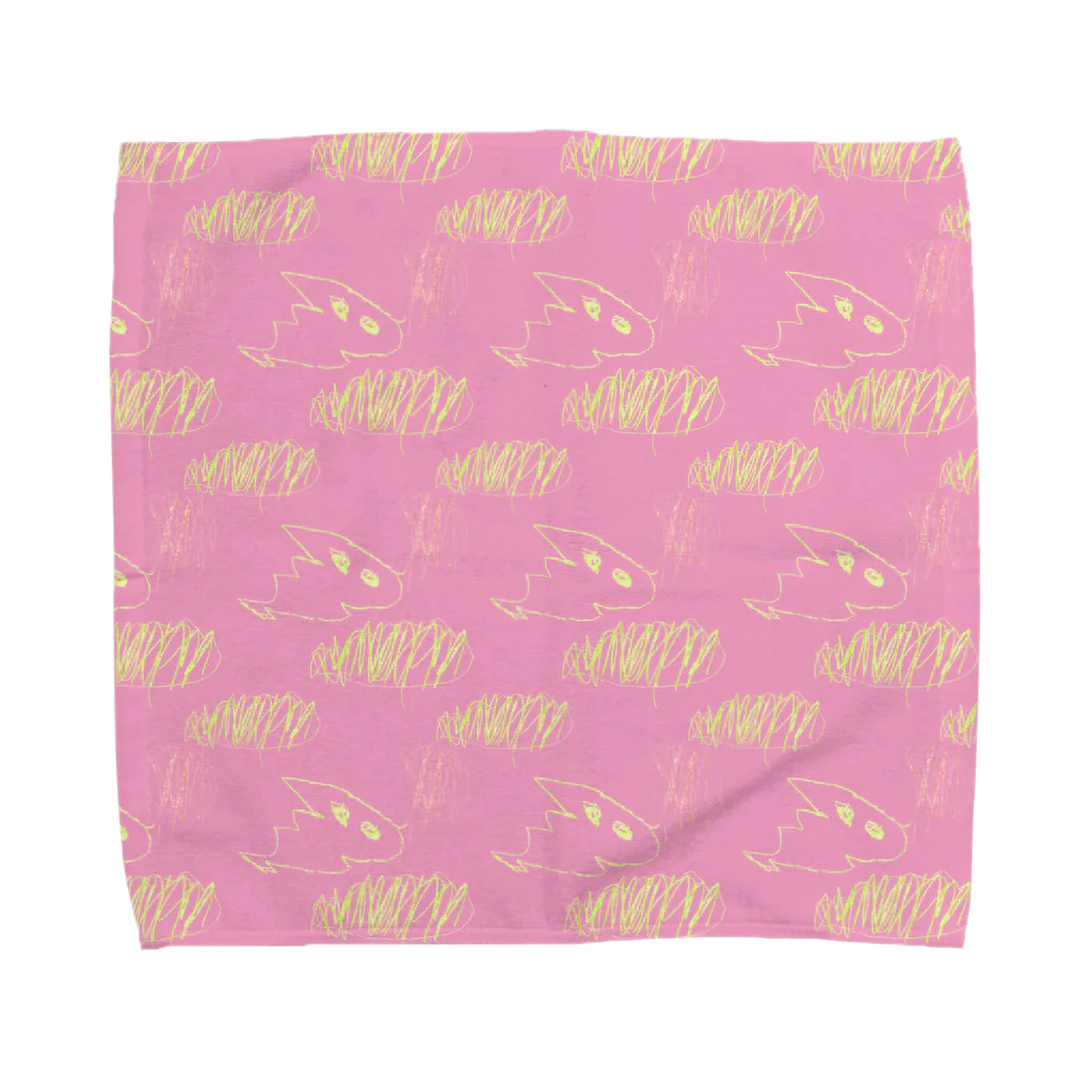 バラとオバケのお店のバラとオバケ Towel Handkerchief