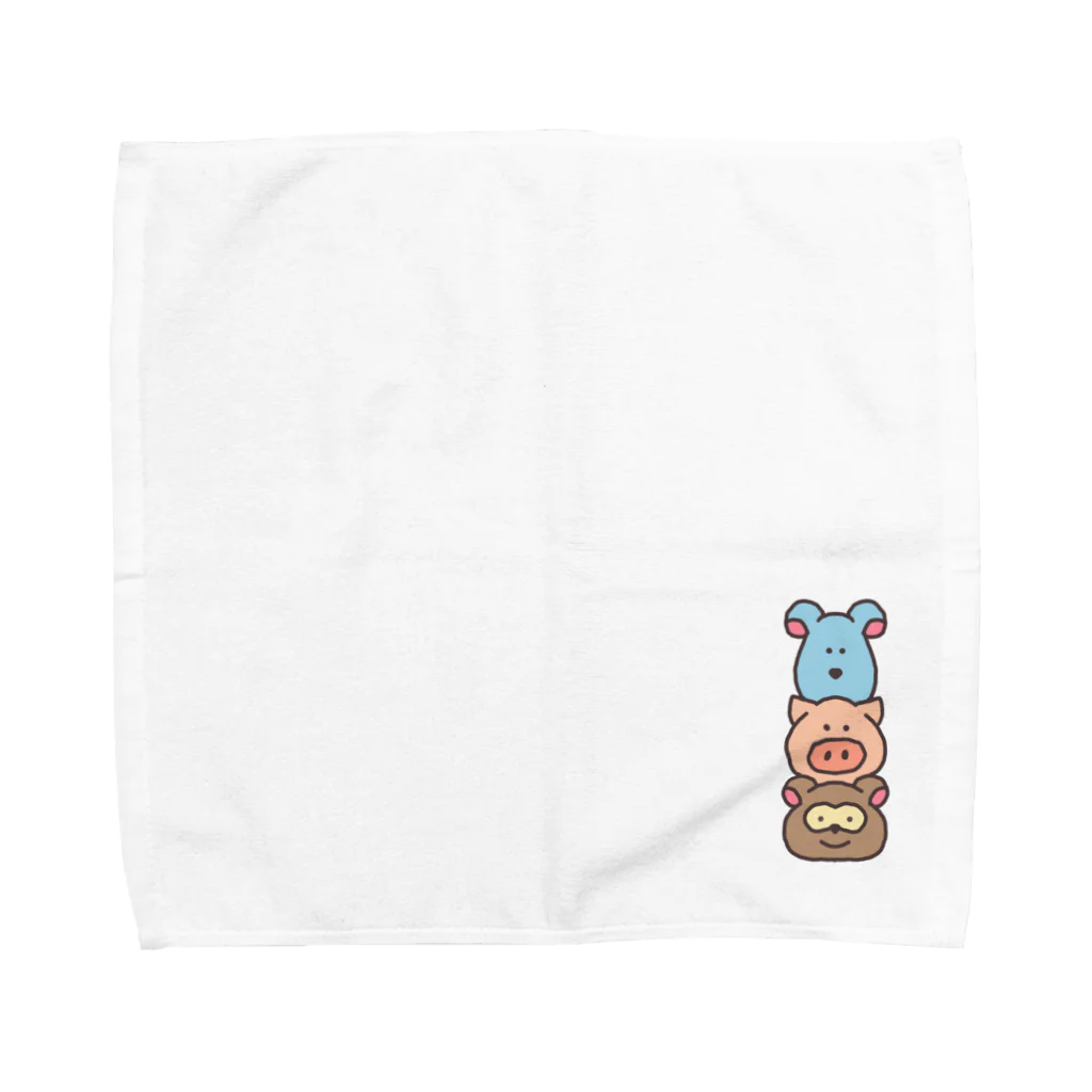 ぶーたんと仲間たちのずっとともだち Towel Handkerchief