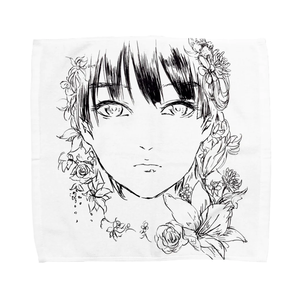 エリンの筆百合 Towel Handkerchief
